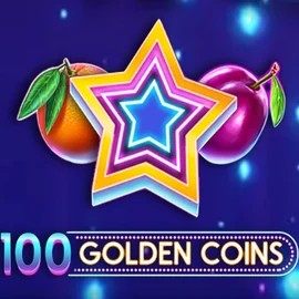 Official Slots logo: 100 Golden Coins by Amusnet Interactive at Retrozino Casino