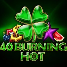 40 Burning Hot casino game by Amusnet Interactive – featured logo at Retrozino Casino