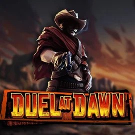Slots logo of Duel At Dawn from Hacksaw Gaming at Retrozino Casino
