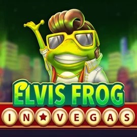Elvis Frog In Vegas online game logo by BGAMING on retrozino.eu