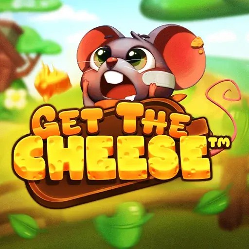 Get The Cheese online game logo by Hacksaw Gaming on retrozino.eu