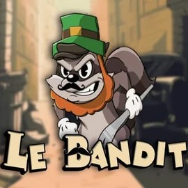 Official Slots logo: Le Bandit by Hacksaw Gaming at Retrozino Casino