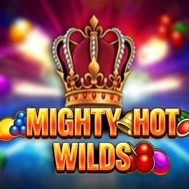 Mighty Hot Wilds logo by Inspired Gaming at Retrozino Casino