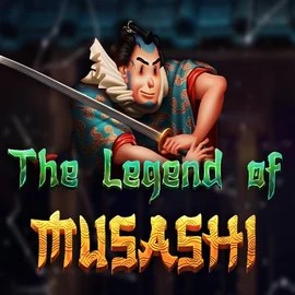 The Legend of Musashi slot logo by Peter & Sons at Retrozino Casino